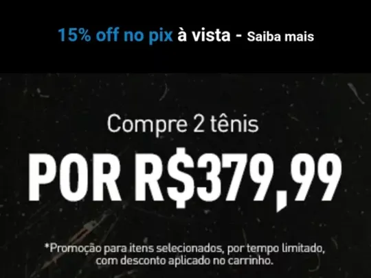 Black Friday Mizuno 2 Tênis da lista por R$ 379