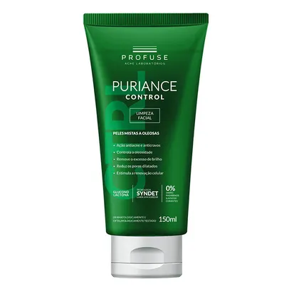 Puriance Control Sabonete Líquido Profuse Limpeza Facial 150ml