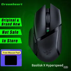 Mouse basilisk x hyperspeed sem fio gaming mouse bluetooth16000dpi