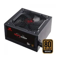 Fonte Redragon RGPS 500W, 80 Plus Bronze, PFC Ativo, Cabos Flat, GC-PS001