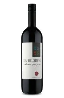 Vinho Cuatro Elementos Cabernet Sauvignon 2017 - 750 ml | R$25