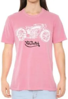 Camiseta Von Dutch Motorcycle Rosa