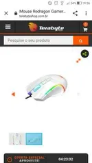 Mouse Redragon Gamer Griffin M607 RGB, 7200 DPI, 6 Botões, White R$99