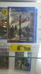 [Loja Fisica] THE DIVISION 2 PS4