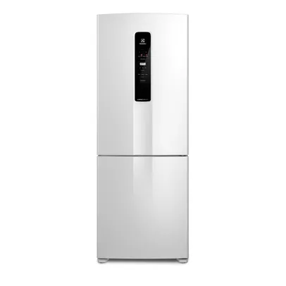 (Com Cashback Electrolux) Geladeira Electrolux Frost Free Inverter 490L Efficient com AutoSense Inverse Branco (IB7)