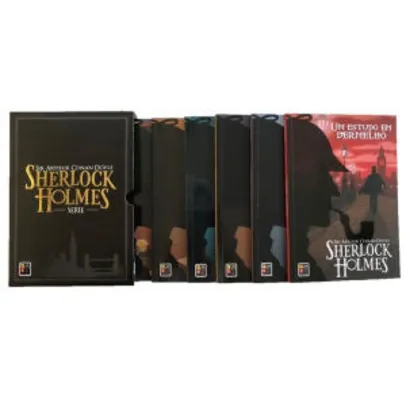 [AME R$17.87] Box 6 Livros - Sherlock Homes | R$22