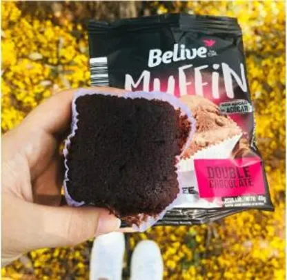 [PRIME] 5 und de Muffin Double Chocolate Zero Açúcar sem Glúten sem Lactose Belive 40g | R$8