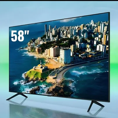 Samsung Smart Tv 58'' Uhd 4k 58cu7700 2023 Processador Crystal 4K