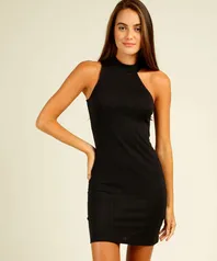 Vestido Feminino Gola Alta Nadador Sem Manga Marisa | R$34