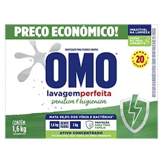 Omo Lavagem Perfeita - Sanitizante em Pó, 1.6kg