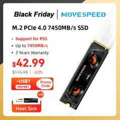 SSD NVME M2 7500mbs Movespeed 1TB Aliexpress