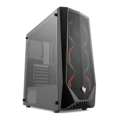 Gabinete Pichau Darth Vidro Temp Preto | R$180