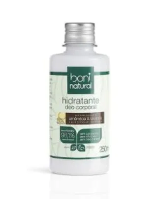 Hidratante Deo Corporal Amêndoa e Lavanda, Vegano e Natural, Boni Natural, 250 Ml, Boni Natural | R$18