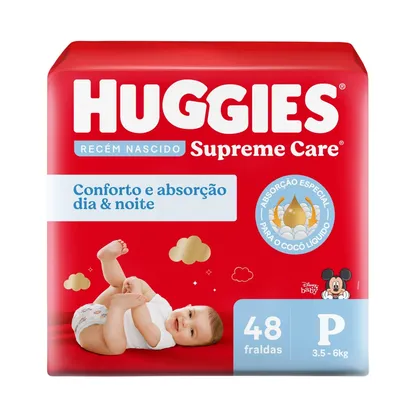 Foto do produto Fralda Huggies Supreme Care - P / 48 Unidades