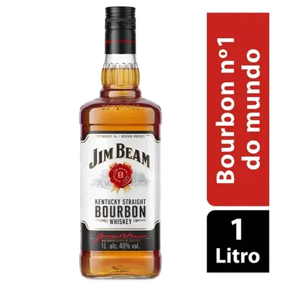 Whisky Bourbon Americano Jim Bean White - 1L