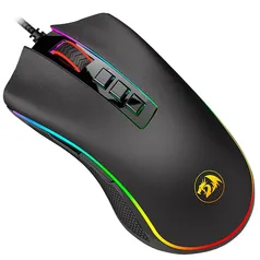 Mouse Gamer Redragon Cobra, 10000DPI, Chroma, Preto