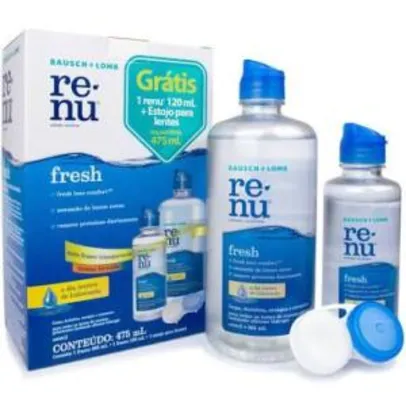 Kit Renu Fresh solução multiuso da Baush Lomb | R$27