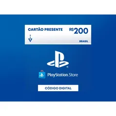 Gift Card PlayStation Store R$200 - Cartão Presente Digital [Exclusivo Brasil]