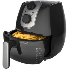 [APP] Fritadeira Elétrica Preta Cook Fryer 220V Cadence | R$275