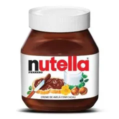 Creme de Avela Nutella de 650 g por R$ 7,50