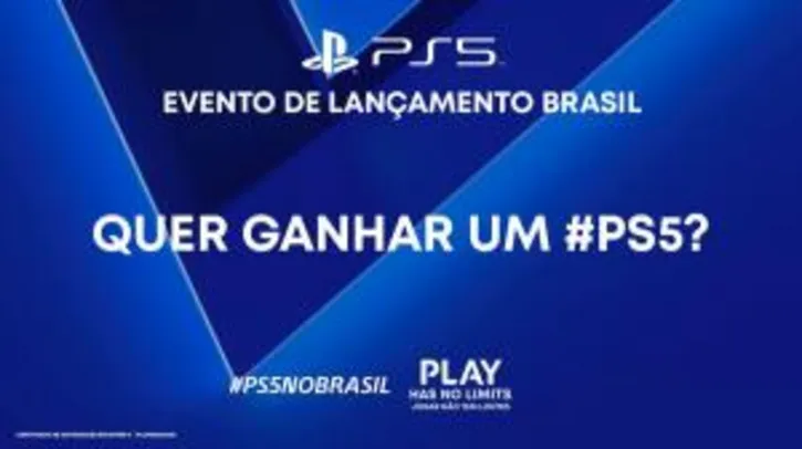 [Sorteio de lançamento] Quer ganhar um #PS5?