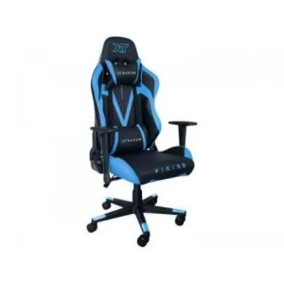 Cadeira Gamer XT Racer Reclinável Preto e Azul - Viking Series | R$935