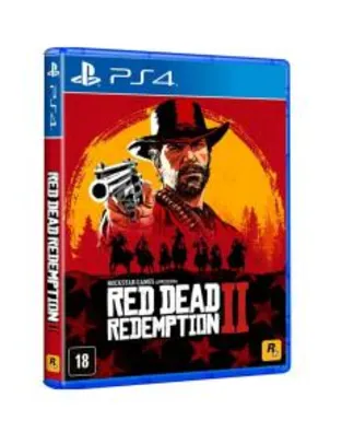 [Cupom + AME: R$104] - Game Red Dead Redemption PS4 - R$130