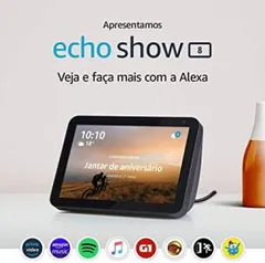 Echo Show 8 - Smart Speaker com tela de 8" e Alexa