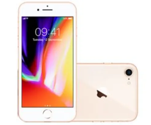 iPhone 8 64GB Dourado Tela 4.7 (À vista) - R$2974