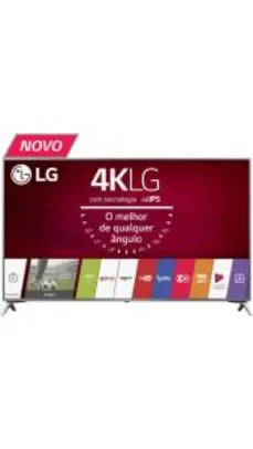 Smart TV LED 49" LG 49UJ6525 Com Conversor Digital 4 HDMI 2 USB Painel Ips, Hdr e Magic Mobile