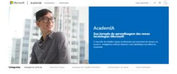 Cursos Grátis da Microsoft - AcademIA