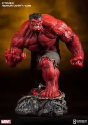 Estátua de Incrível Hulk Vermelho - R$4.290