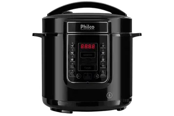 Panela de Pressão Digital Philco 6L Inox Preta