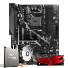 KIT UPGRADE, AMD RYZEN 7 5800X, X570, 16GB (2x8) DDR4, COOLER CORAX | R$3700