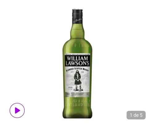 (APP+CUPOM) Whisky William Lawsons Finest Escocês | R$25