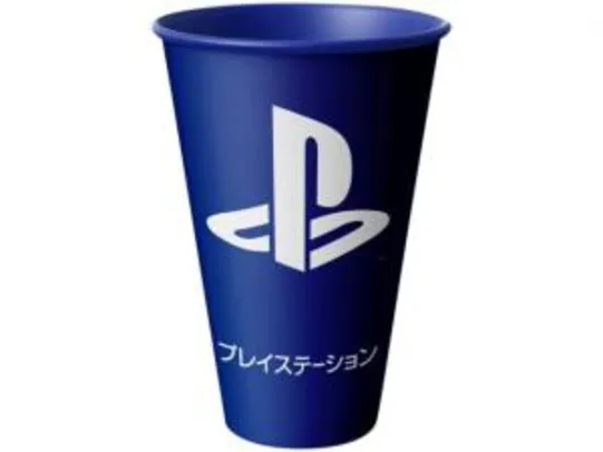 Copo PlayStation Azul 550ml - Banana Geek katakana