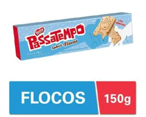 Biscoito, Flocos, Passatempo, 150g ( Min.5 + recorrência) | R$1,46