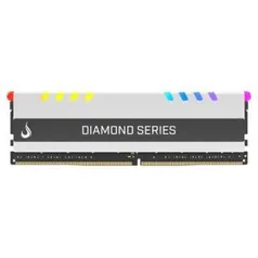 Memória Rise Mode Diamond RGB 8GB, 3000MHz, DDR4, CL17, Branco R$ 225