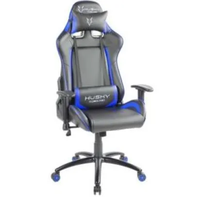 Cadeira Gamer Husky Blizzard, Black Blue - HBL-BB