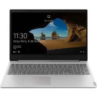 Notebook Ultrafino Lenovo Ideapad S145 Intel Core i3-8130U 8GB 1TB 15.6" W10 - Prata - R$2484