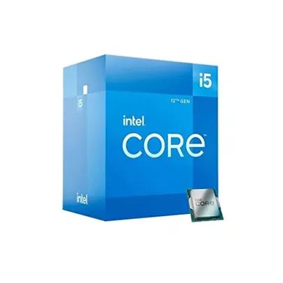 Processador Intel Core i5-12400 2.5 GHz (Turbo 4.4 GHZ) Cache 18MB 6 Núcleos 12 Threads 12ª GER LGA 1700 BX8071512400 - Intel