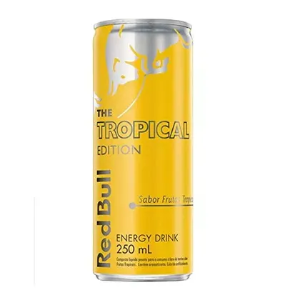 [10 unidades] Energético Red Bull Energy Drink Tropical - 250ml