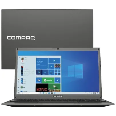 Notebook Compaq Core i3-6157U 4GB 1TB Tela 14” Windows 10 Presario 434