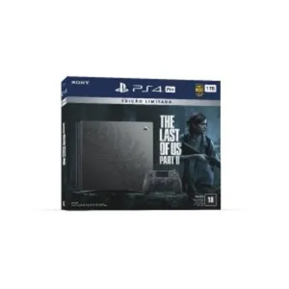 Console PS4 Pro 4k 1tb Edição Limitada The Last Of Us II R$ 3500