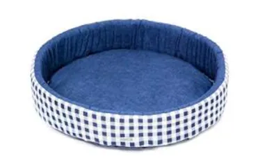 Cama Fábrica Pet para Cães, Médio, Azul