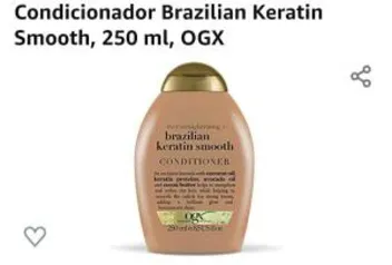 (Item perto do prazo de validade 40%off) Condicionador Brazilian Keratin Smooth, 250 ml, OGX [R$20]