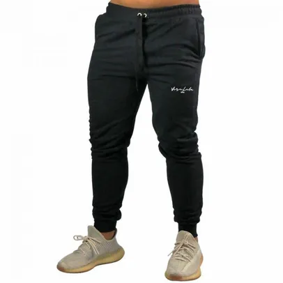 Calça Masculina Moletom Preto Vira Lata Wear tamanho G