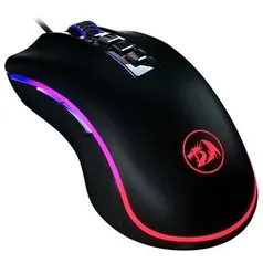 Mouse Gamer Redragon King Cobra, RGB, 8 Botões, 24000DPI R$160