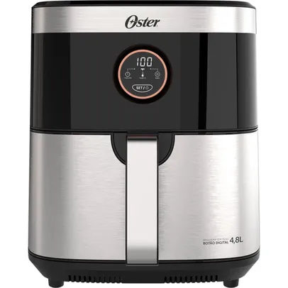 Fritadeira Elétrica Oster 4,8L Black & Inox OFRT660 220V