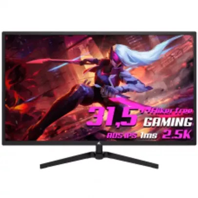 Monitor Gamer SuperFrame Precision Ultra, 31.5 Pol, Quad HD, 2.5K, 1ms, HDMI/DP/VGA, SFP3215